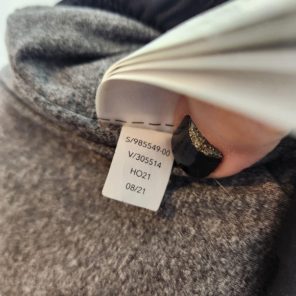 ATHLETA Brooklyn Lined Camo‎ Jogger Pants Womens 10 Black Gray Fleece Athletic - Picture 11 of 11